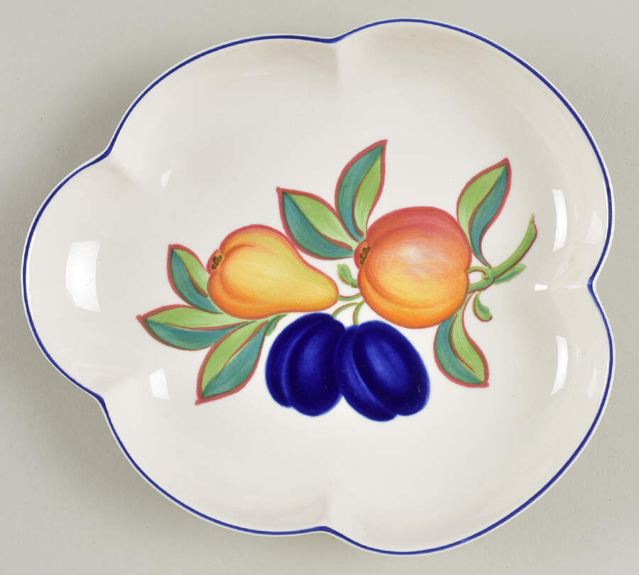 Golden Summer Large Leaf Dish by Royal Copenhagen-1