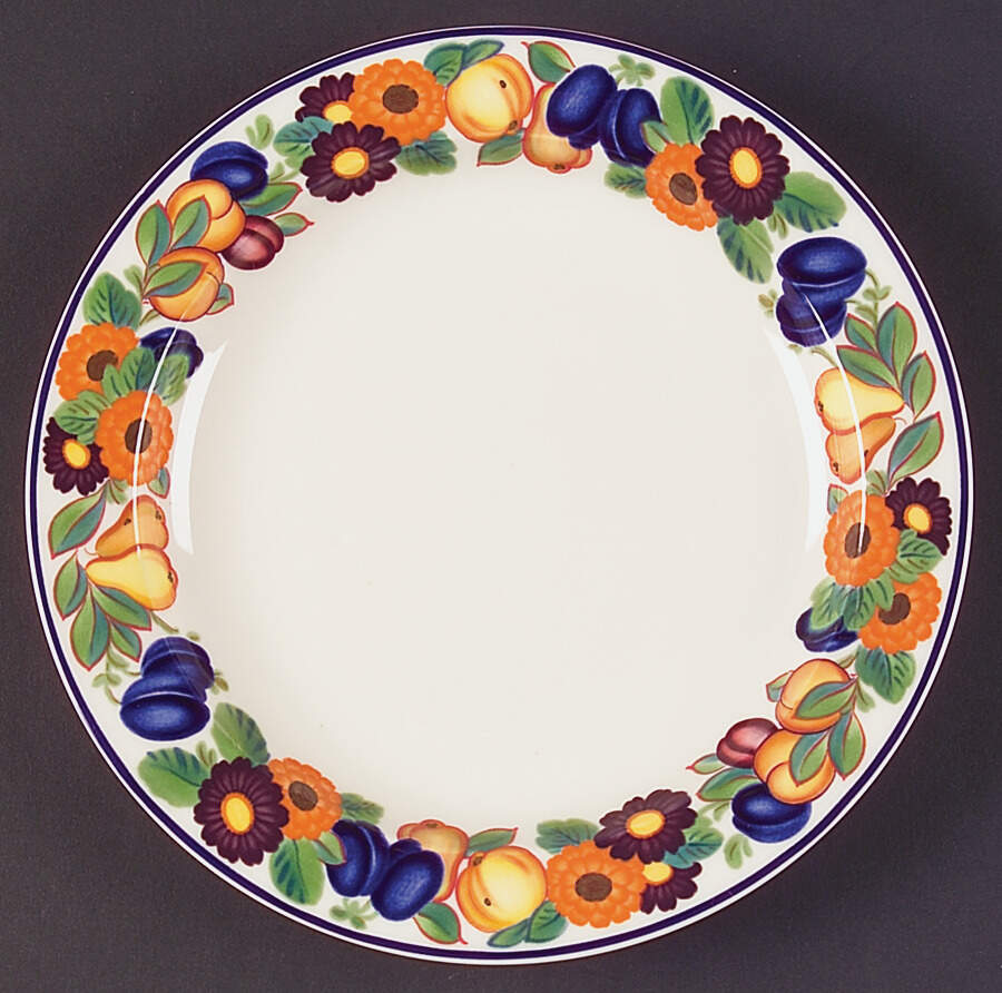 Golden Summer Salad/Dessert Plate by Royal Copenhagen-1