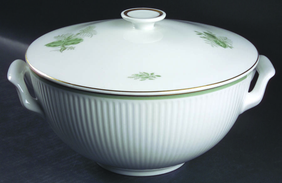 Green Melodi Round Covered Vegetable by Royal Copenhagen-1