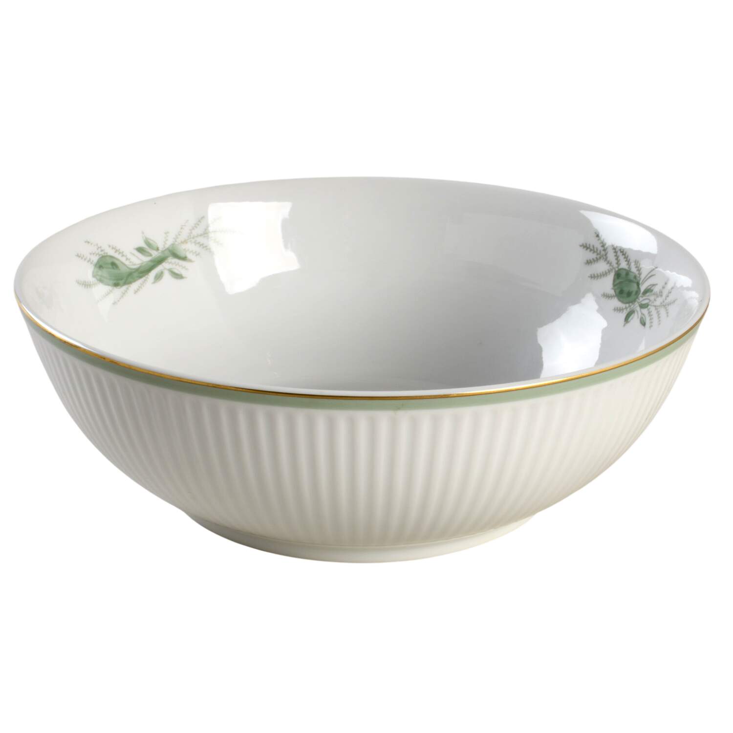 Green Melodi 8" Round Vegetable by Royal Copenhagen-1