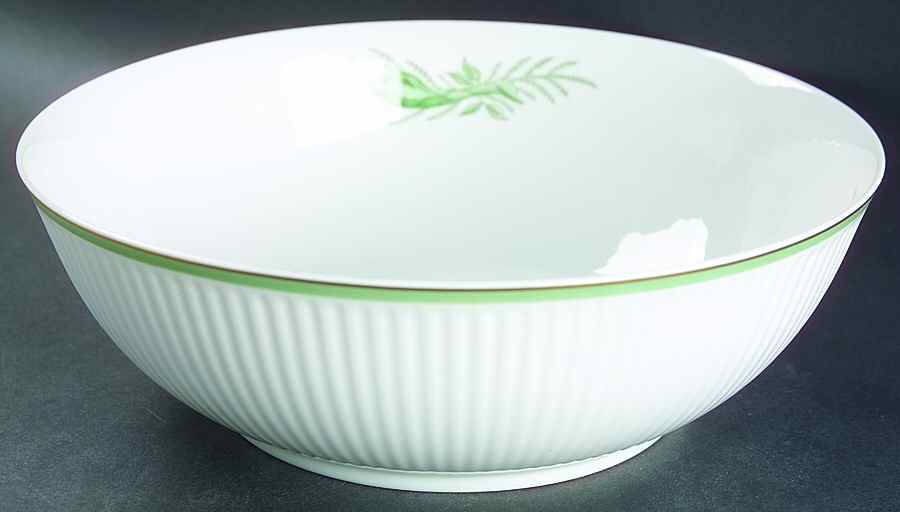 Green Melodi 8" Round Vegetable Bowl by Royal Copenhagen-1