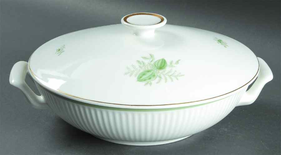 Green Melodi Round Covered Vegetable by Royal Copenhagen-1