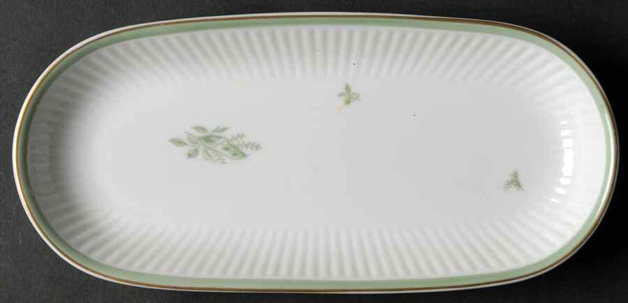 Green Melodi Tray for Condiment Set by Royal Copenhagen-1