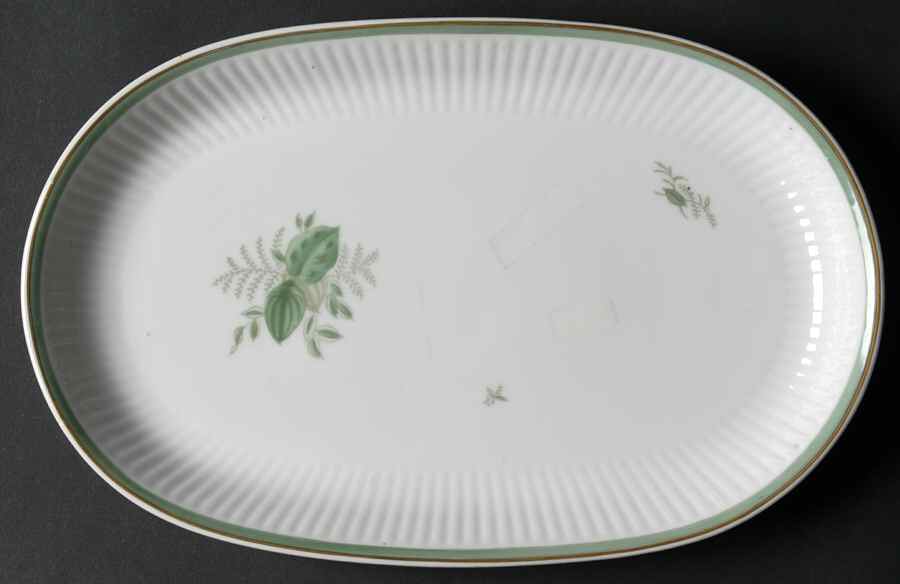 Green Melodi Tray for Creamer & Sugar with Lid by Royal Copenhagen-1