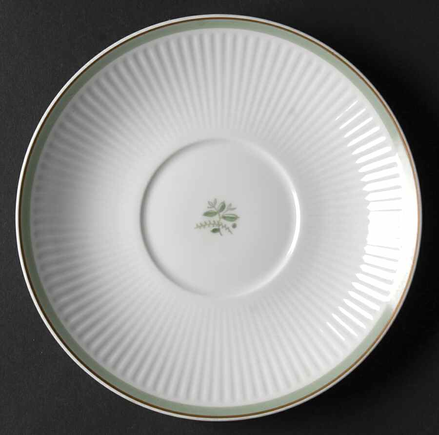Green Melodi Saucer for Cream Soup Bowl by Royal Copenhagen-1