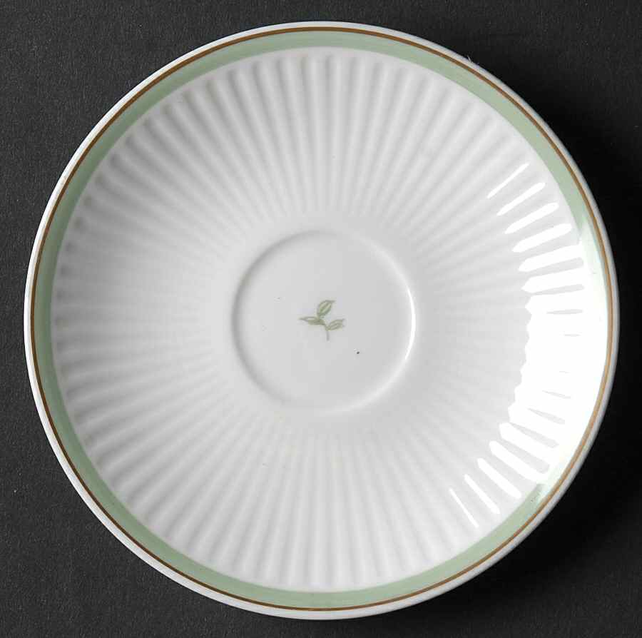 Green Melodi Saucer for Demitasse Cup by Royal Copenhagen-1