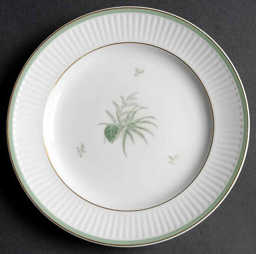 Green Melodi Dessert/Pie Plate by Royal Copenhagen-1