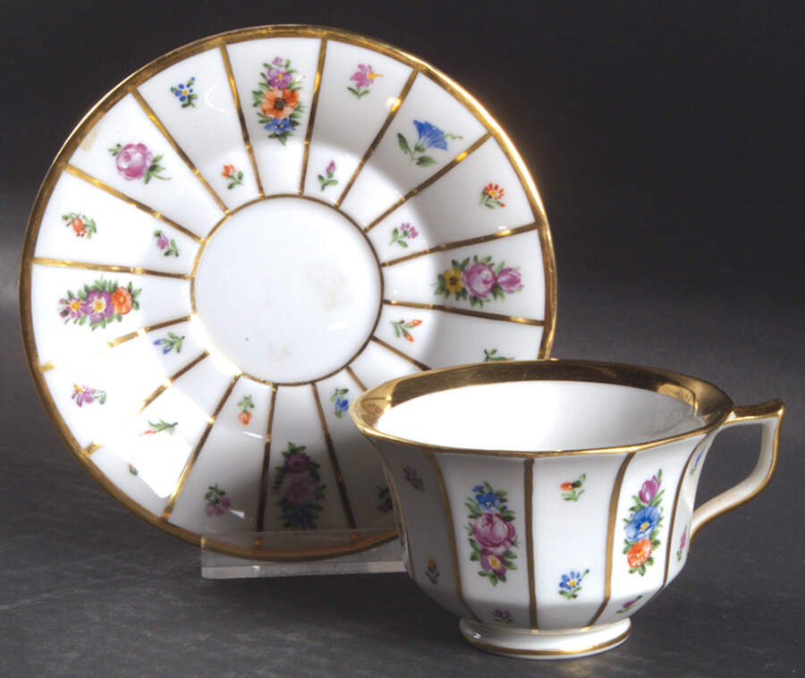 Henriette Footed Cup & Saucer Set by Royal Copenhagen-1