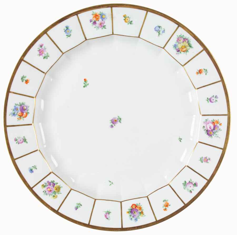 Henriette 13" Chop Plate (Round Platter) by Royal Copenhagen-1
