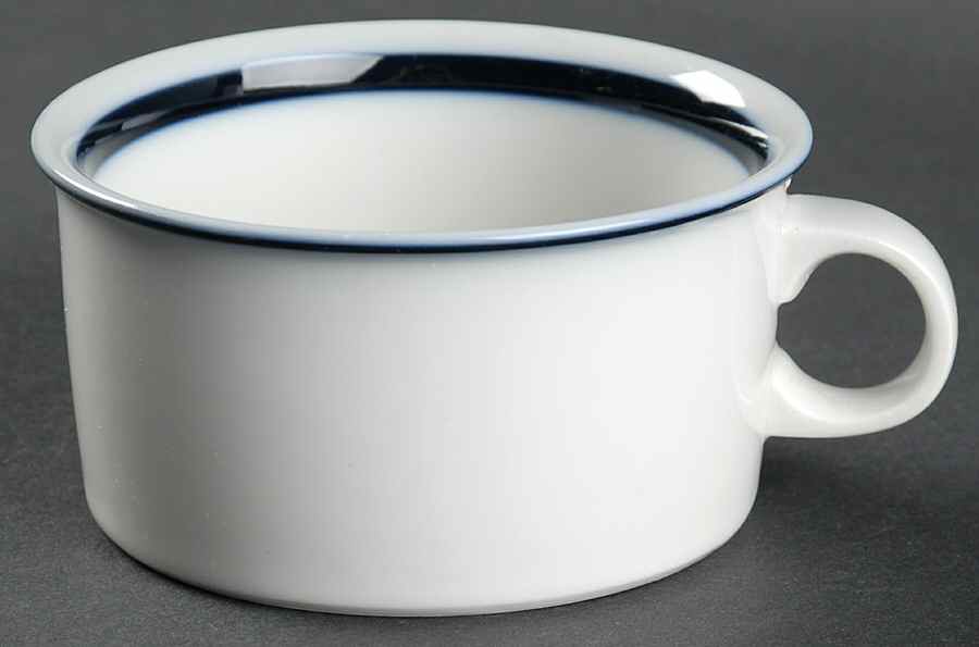 Indigo Flat Cup by Royal Copenhagen-1