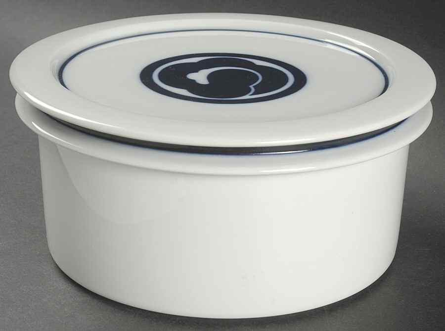 Indigo Round Covered Vegetable by Royal Copenhagen-1