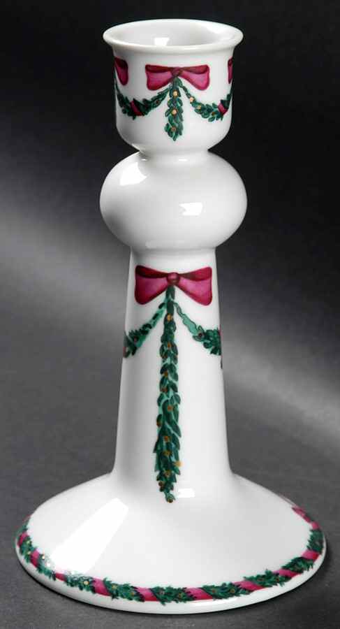 Jingle Bells Tall Candlestick by Royal Copenhagen-1