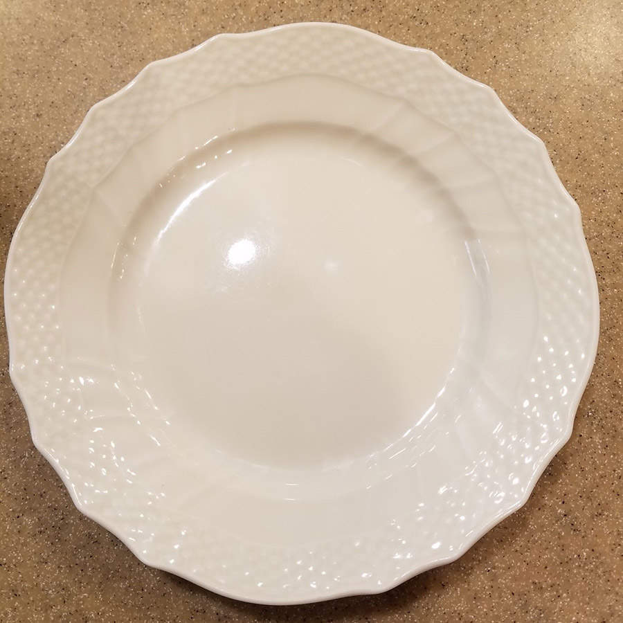 Josephine White Bread & Butter Plate by Royal Copenhagen-1