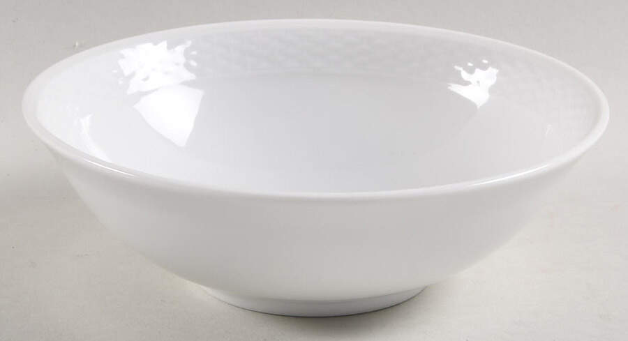 Josephine White Coupe Cereal Bowl by Royal Copenhagen-1