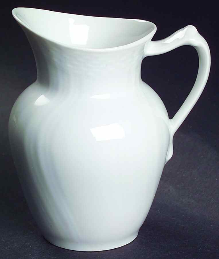 Josephine White Creamer by Royal Copenhagen-1