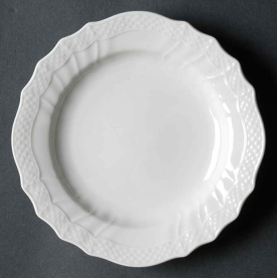 Josephine White Bread & Butter Plate by Royal Copenhagen-1