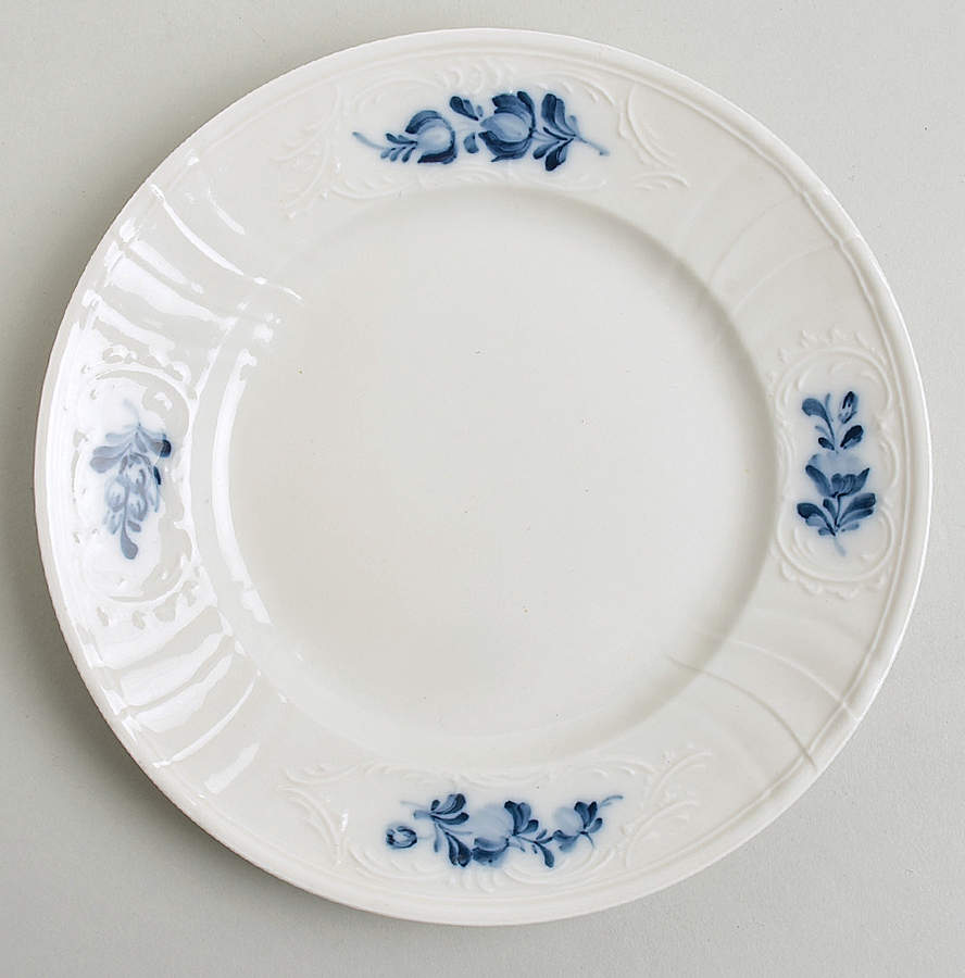 Juliane Marie Blue Dessert/Pie Plate by Royal Copenhagen-1