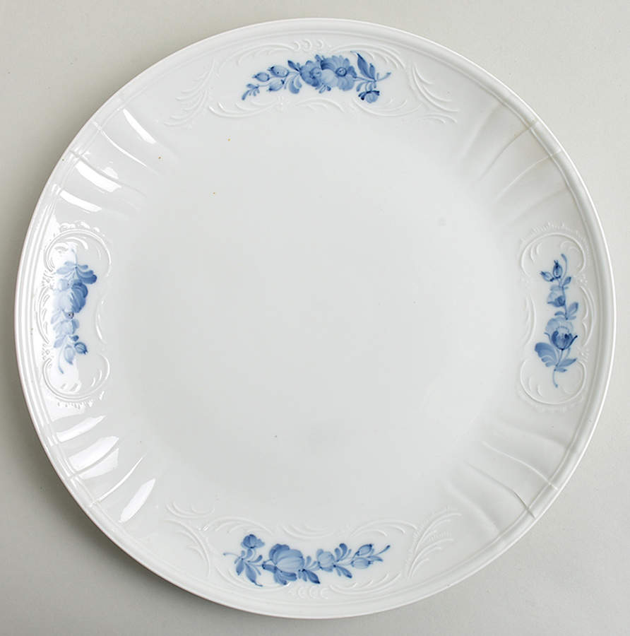 Juliane Marie Blue 11" Chop Plate (Round Platter) by Royal Copenhagen-1