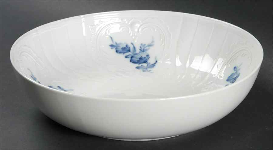 Juliane Marie Blue 8" Round Vegetable Bowl by Royal Copenhagen-1