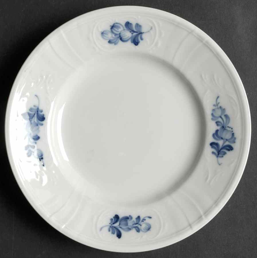 Juliane Marie Blue Bread & Butter Plate by Royal Copenhagen-1