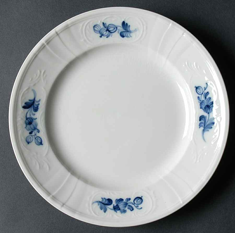Juliane Marie Blue Salad Plate by Royal Copenhagen-1