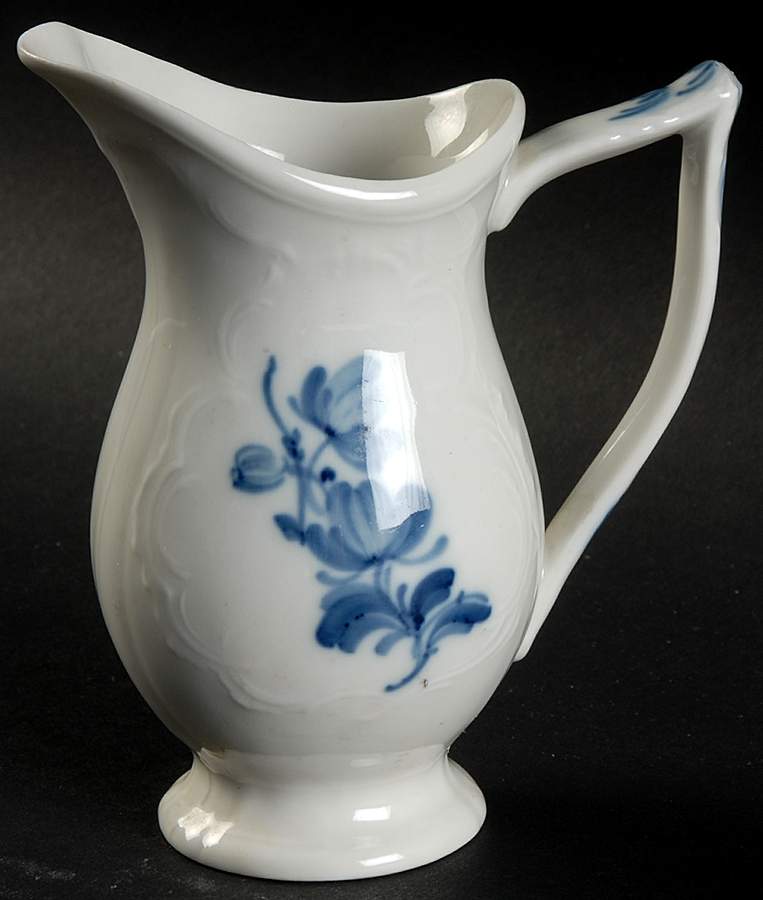 Juliane Marie Blue Creamer by Royal Copenhagen-1