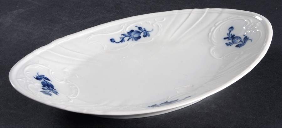 Juliane Marie Blue Pickle Dish by Royal Copenhagen-1