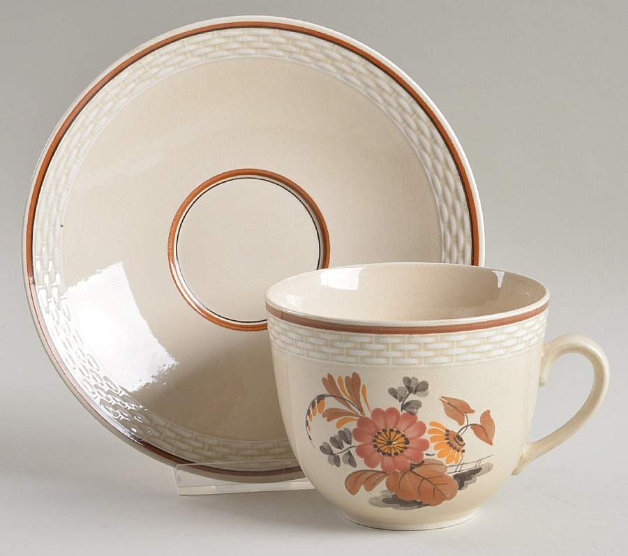 Knud Breakfast Cup & Saucer Set by Royal Copenhagen-1