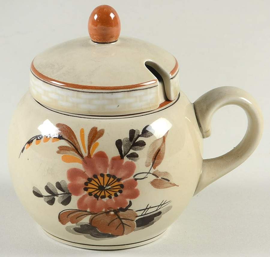 Knud Mustard Jar & Lid by Royal Copenhagen-1