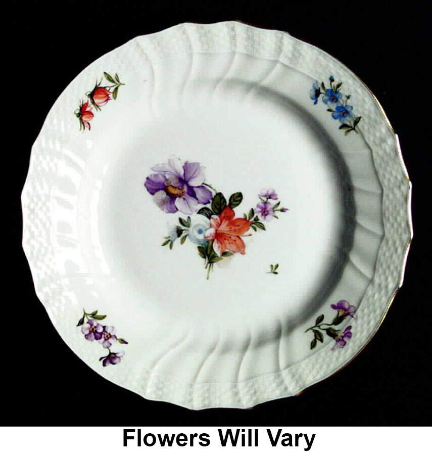 Light Saxon Flower Salad Plate by Royal Copenhagen-1