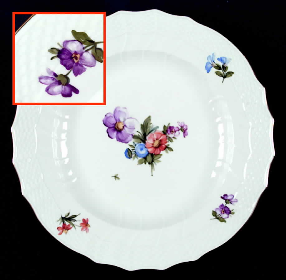 Light Saxon Flower Dinner Plate by Royal Copenhagen-1