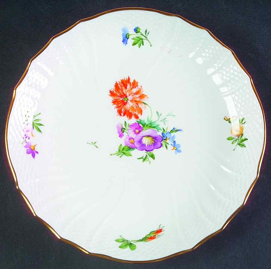 Light Saxon Flower Coupe Salad Plate by Royal Copenhagen-1