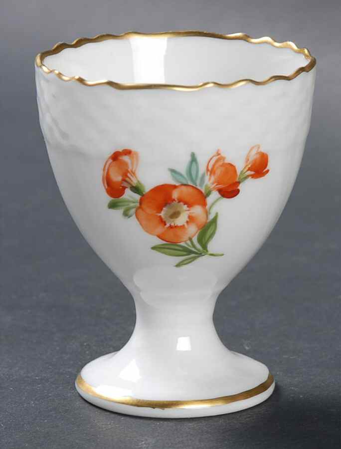 Light Saxon Flower Single Egg Cup by Royal Copenhagen-1