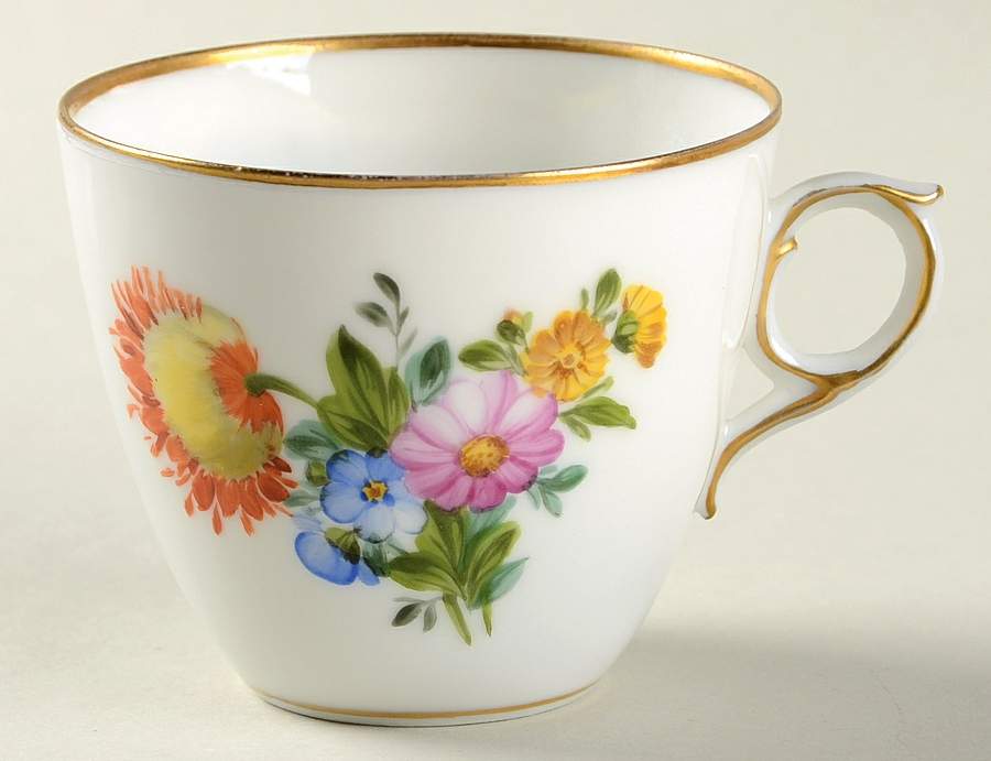 Light Saxon Flower Flat Demitasse Cup by Royal Copenhagen-1