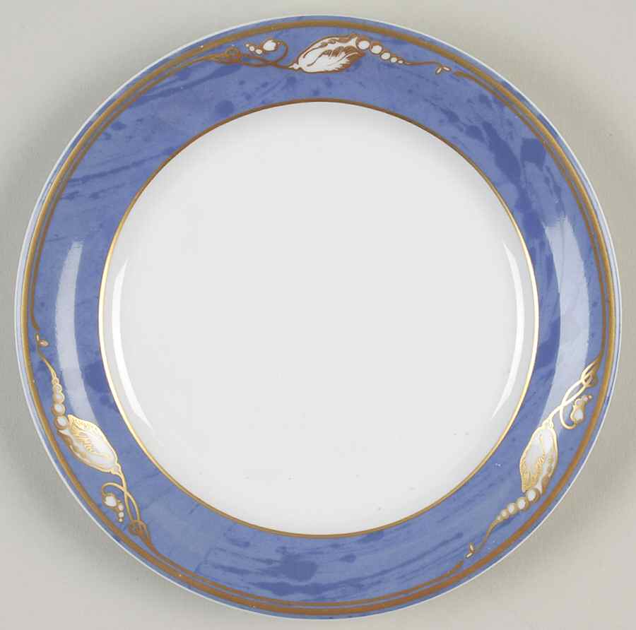 Magnolia Blue Bread & Butter Plate by Royal Copenhagen-1