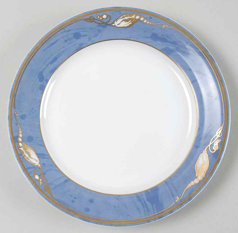 Magnolia Blue Salad Plate by Royal Copenhagen-1