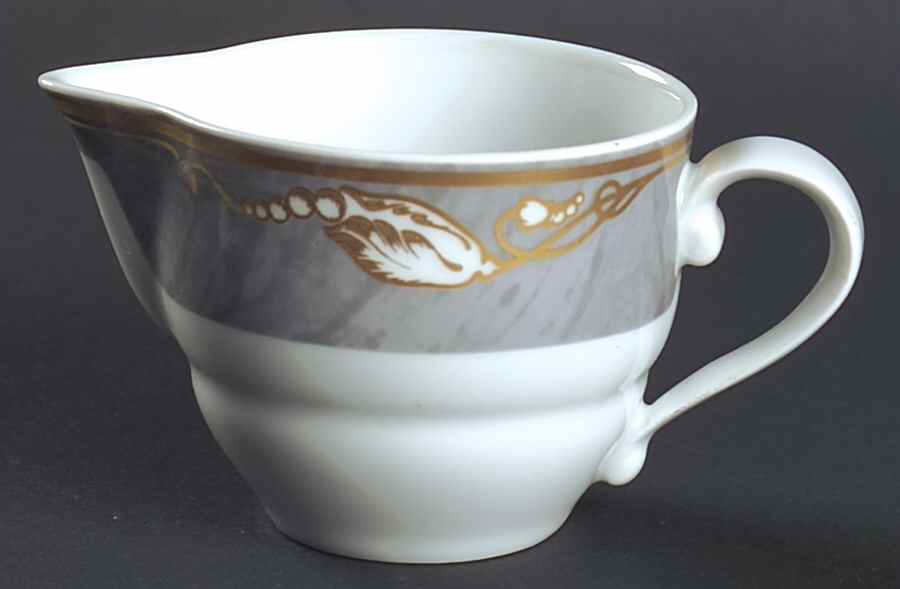 Magnolia Grey Creamer by Royal Copenhagen-1