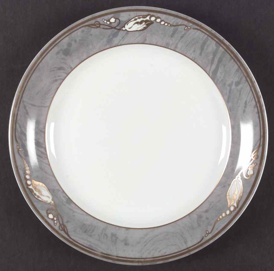 Magnolia Grey Dinner Plate by Royal Copenhagen-1