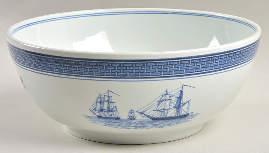 Marine 8" Round Vegetable Bowl by Royal Copenhagen-1
