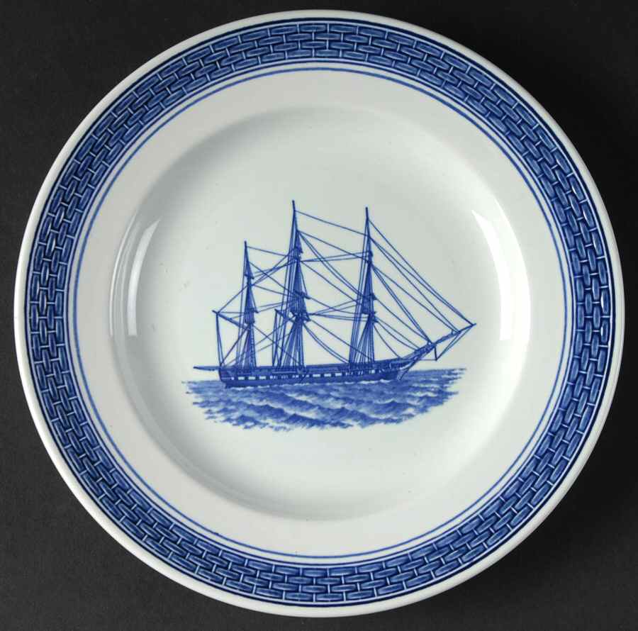 Marine Salad Plate by Royal Copenhagen-1