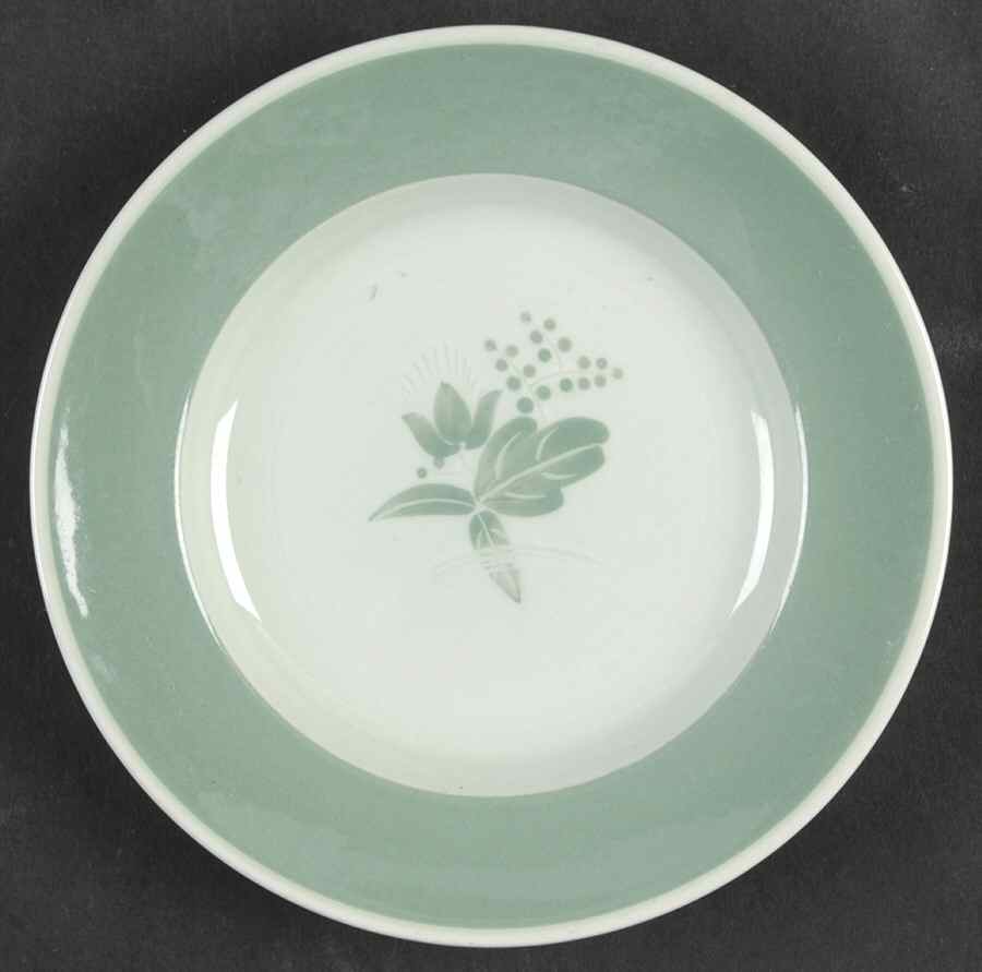 Nils Green Bread & Butter Plate by Royal Copenhagen-1