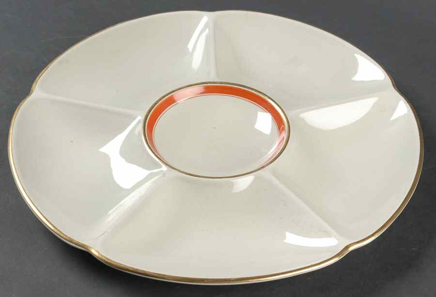 Oranja Tureby Chip Bowl/Plate for Chip & Dip Set by Royal Copenhagen-1