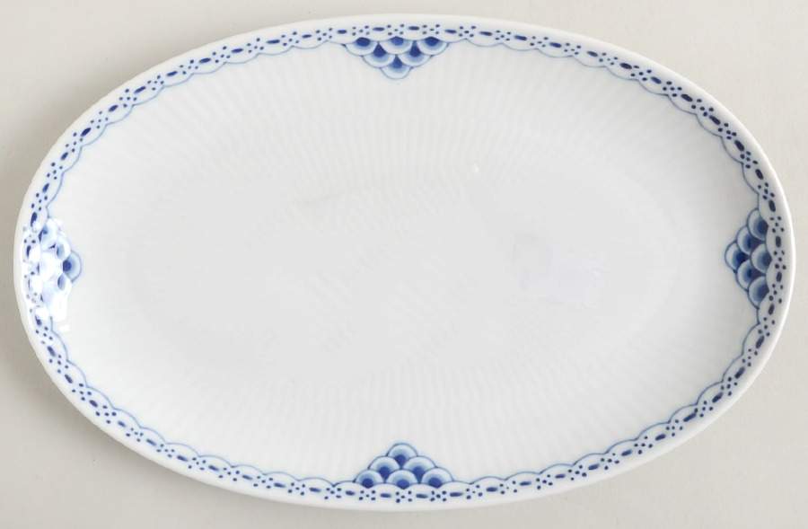 Princess Blue 9" Oval Plate by Royal Copenhagen-1