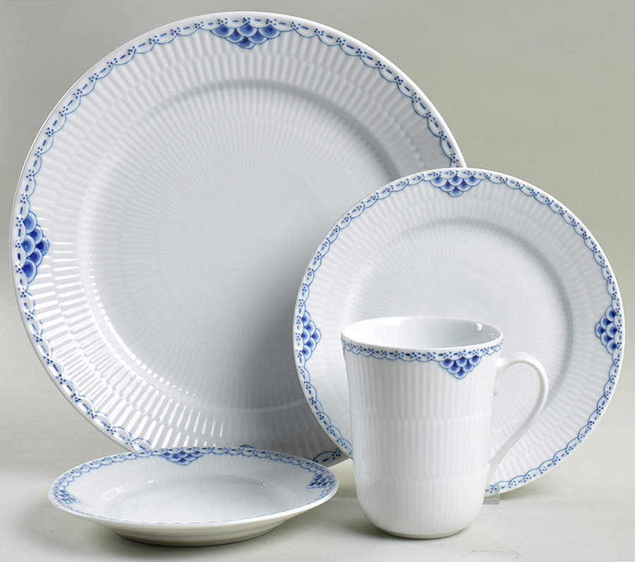 Princess Blue 4 Piece Place Setting by Royal Copenhagen-1