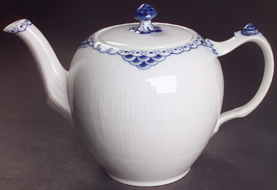 Princess Blue Teapot & Lid by Royal Copenhagen-1