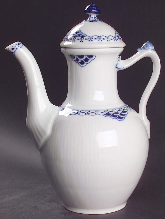 Princess Blue Coffee Pot & Lid by Royal Copenhagen-1