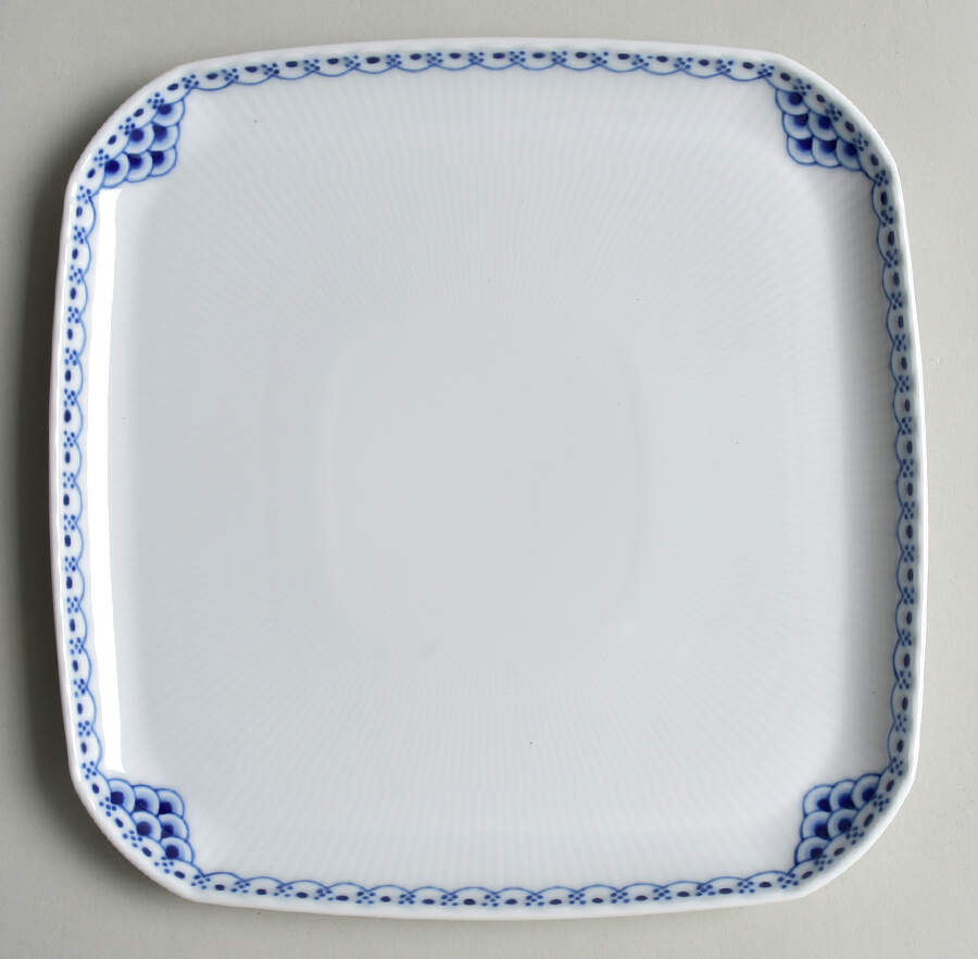 Princess Blue Square Luncheon Plate by Royal Copenhagen-1