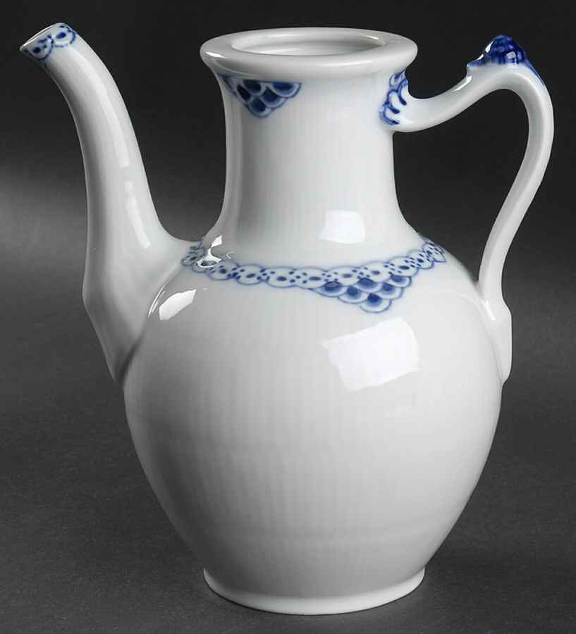 Princess Blue Mini Coffee Pot No Lid by Royal Copenhagen-1