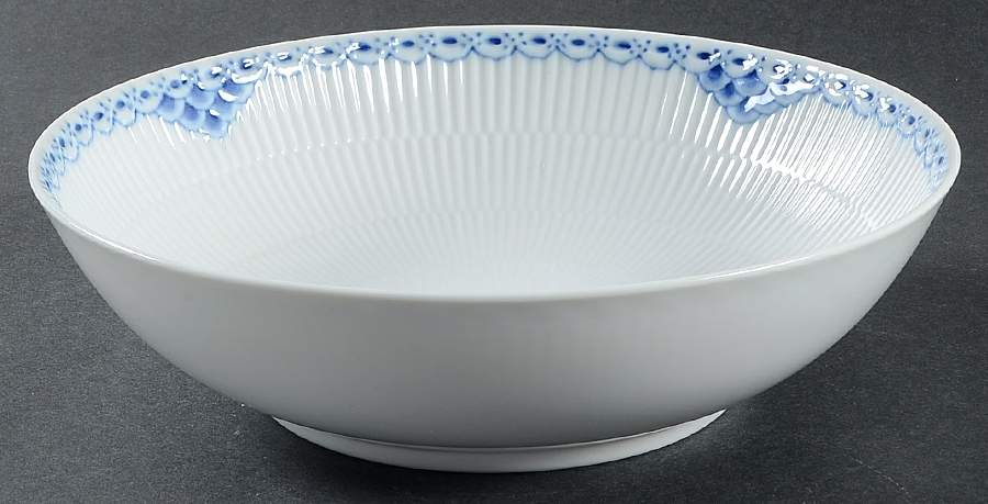 Princess Blue 9" Salad Serving Bowl by Royal Copenhagen-1
