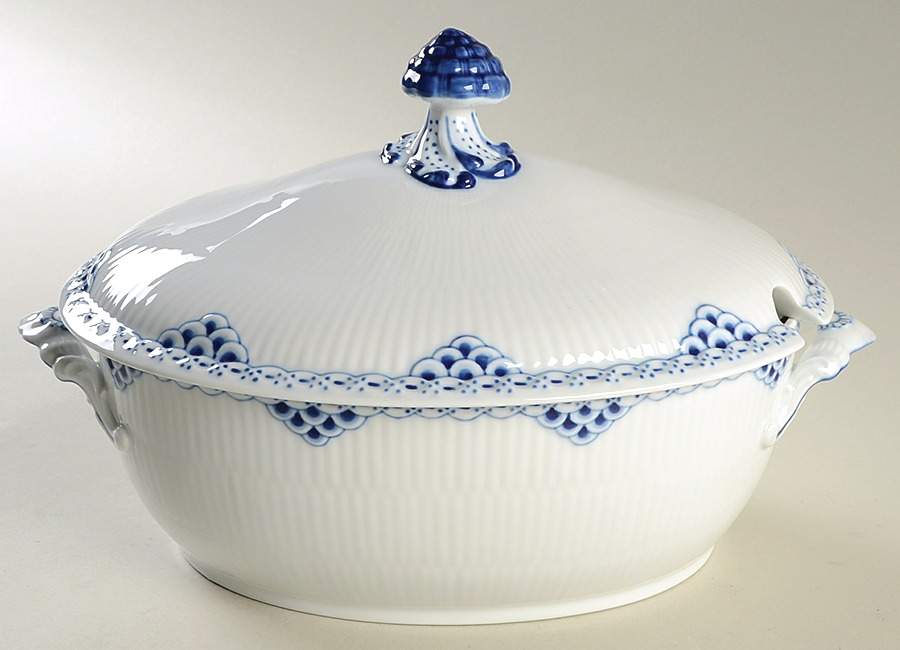 Princess Blue Tureen & Lid by Royal Copenhagen-1